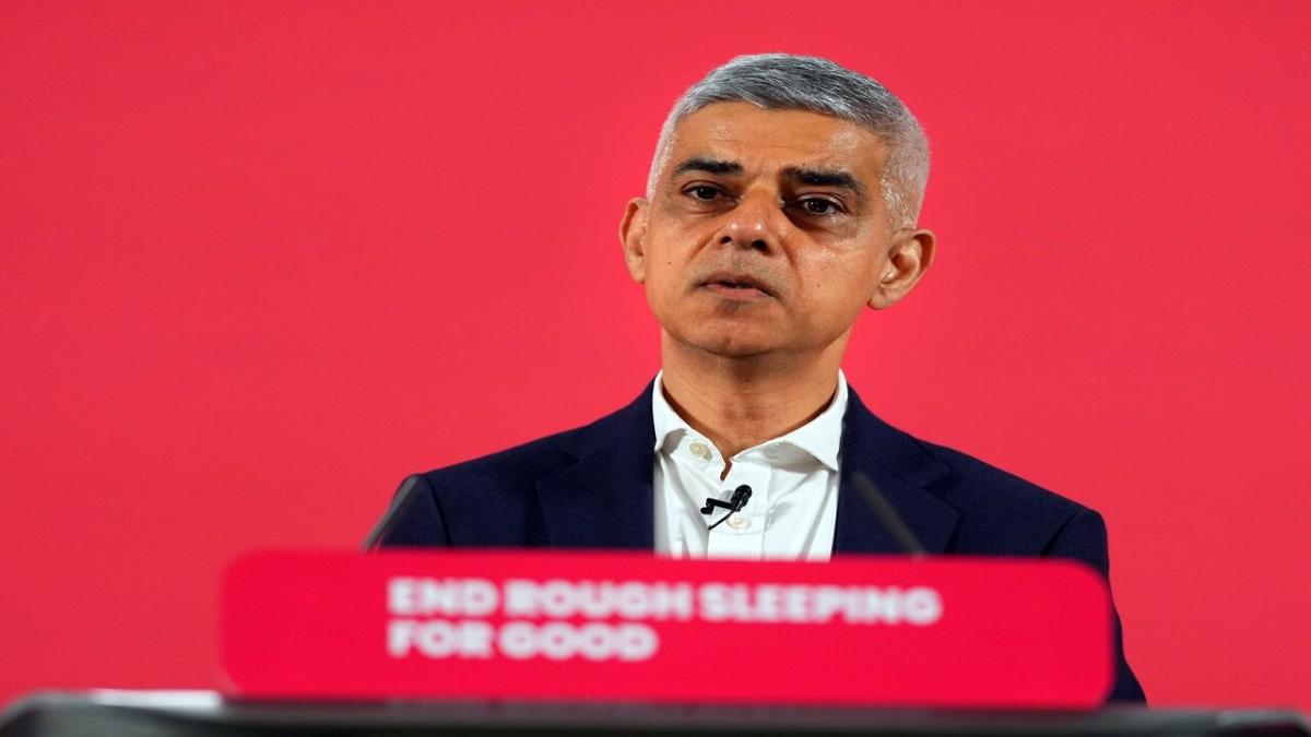London Mayor Sadiq Khan